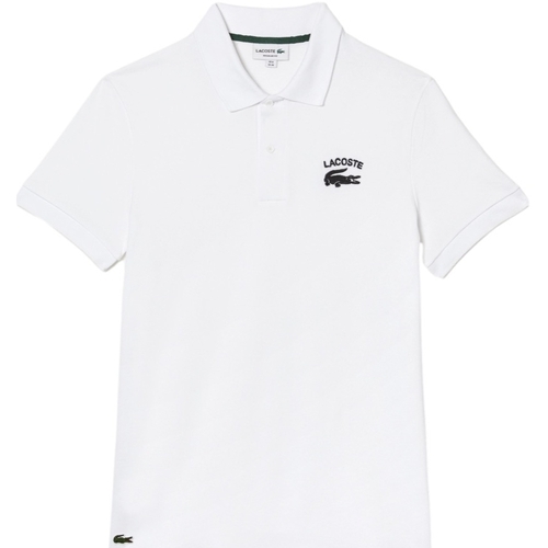 vaatteet Miehet T-paidat & Poolot Lacoste Stretch Mini Piqué Polo Shirt - Blanc Valkoinen