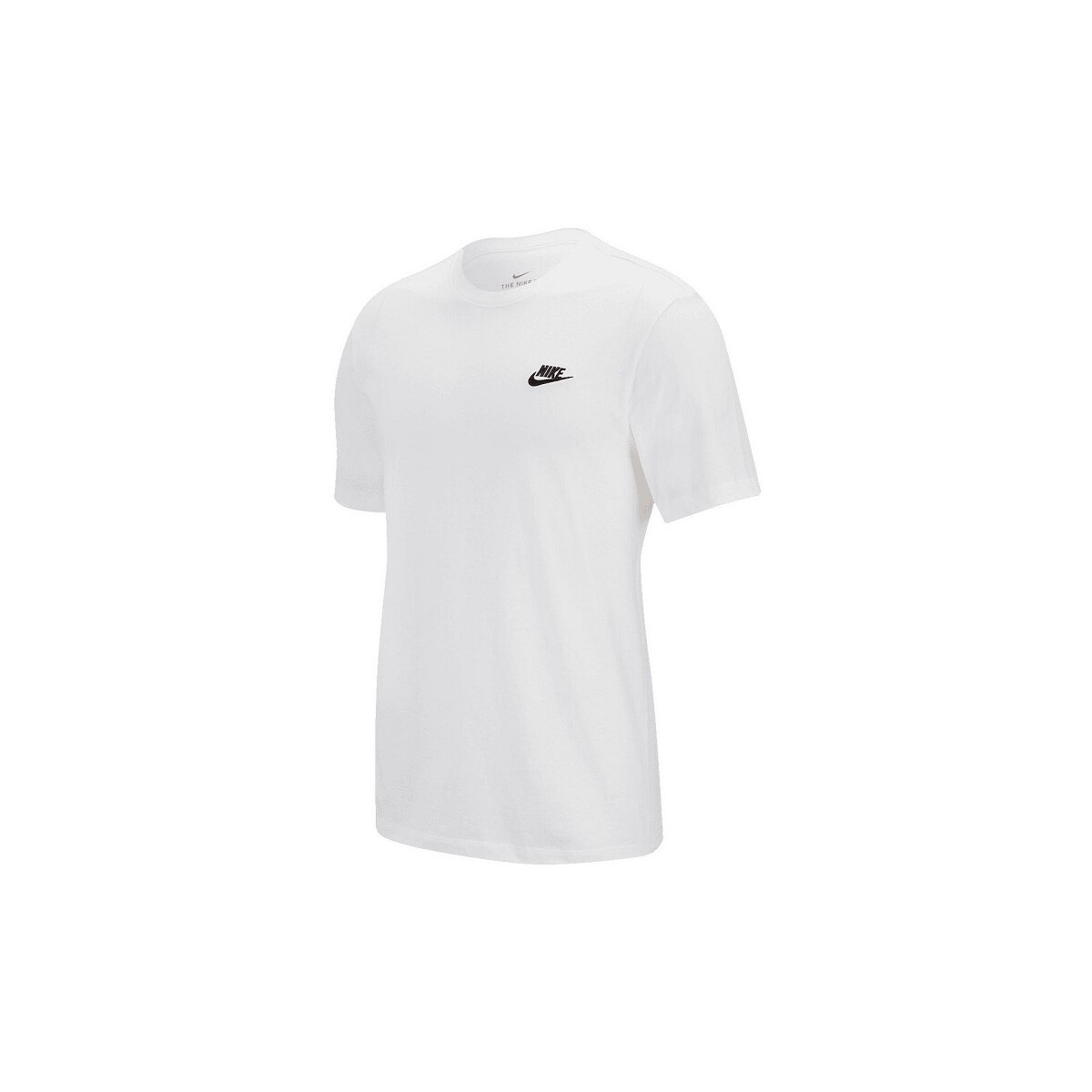 vaatteet Miehet T-paidat & Poolot Nike M NSW CLUB TEE Valkoinen