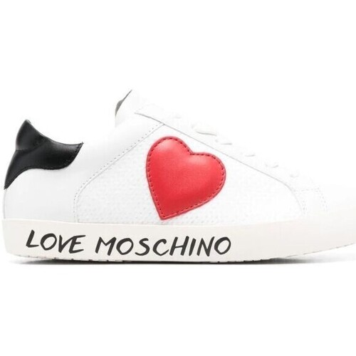 kengät Naiset Tennarit Love Moschino JA15142G1G FREE LOVE Valkoinen
