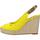 kengät Naiset Sandaalit ja avokkaat Tommy Hilfiger ICONIC ELENA SLING BACK Keltainen