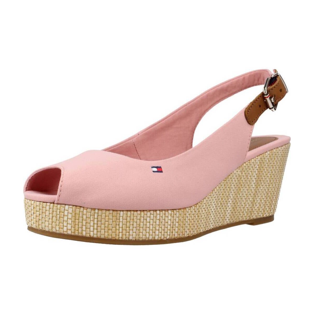 kengät Naiset Sandaalit ja avokkaat Tommy Hilfiger ICONIC ELBA SLING BACK W Vaaleanpunainen