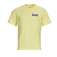 vaatteet Miehet Lyhythihainen t-paita Levi's SS RELAXED FIT TEE Keltainen
