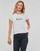 vaatteet Naiset Lyhythihainen t-paita Levi's GRAPHIC AUTHENTIC TSHIRT Valkoinen