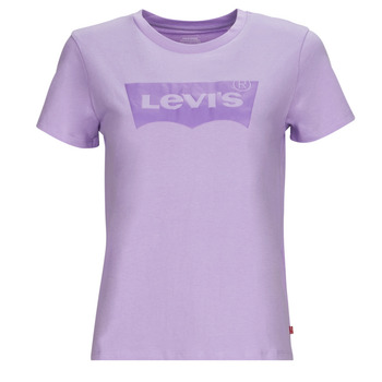 vaatteet Naiset Lyhythihainen t-paita Levi's THE PERFECT TEE Lila