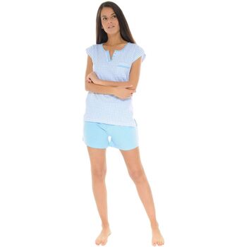 vaatteet Naiset pyjamat / yöpaidat Christian Cane VIANELLE Sininen
