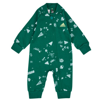 vaatteet Lapset Jumpsuits / Haalarit Adidas Sportswear BLUV Q3 ONESI Vihreä / Valkoinen