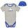 vaatteet Pojat pyjamat / yöpaidat Adidas Sportswear GIFT SET Harmaa / Sininen
