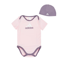 vaatteet Tytöt pyjamat / yöpaidat Adidas Sportswear GIFT SET Vaaleanpunainen / Violetti