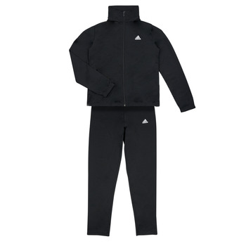 vaatteet Lapset Verryttelypuvut Adidas Sportswear BL TS Musta / Valkoinen