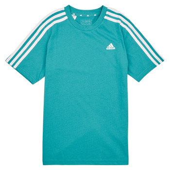vaatteet Lapset Lyhythihainen t-paita Adidas Sportswear 3S TEE Valkoinen / Monivärinen