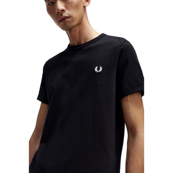 Fred Perry CAMISETA HOMBRE   RINGER M3519 Musta