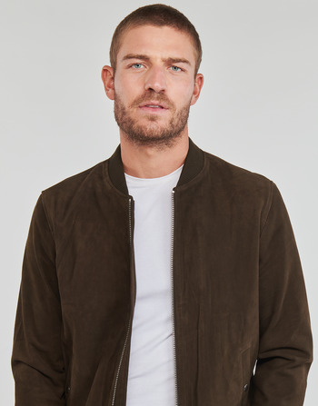 Selected SLHARCHIVE BOMBER SUEDE JKT NOOS Ruskea