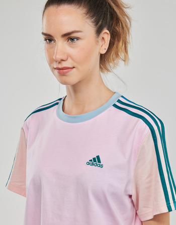 Adidas Sportswear 3S CR TOP Vaaleanpunainen