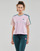 vaatteet Naiset Lyhythihainen t-paita Adidas Sportswear 3S CR TOP Vaaleanpunainen