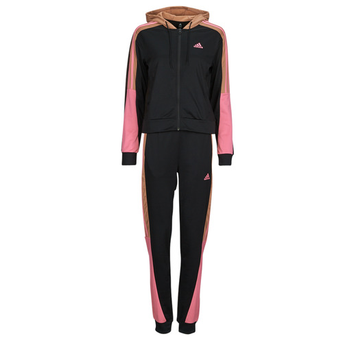 vaatteet Naiset Verryttelypuvut Adidas Sportswear BOLDBLOCK TS Musta / Vaaleanpunainen