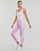 vaatteet Naiset Legginsit Adidas Sportswear 3S HLG Lila / Valkoinen