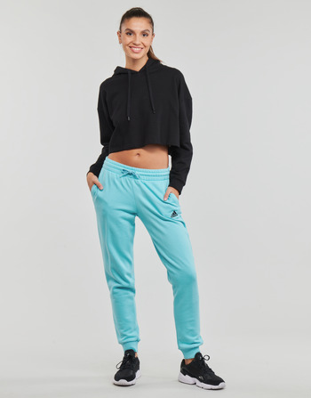 vaatteet Naiset Verryttelyhousut Adidas Sportswear LIN FT CF PT Sininen / Musta
