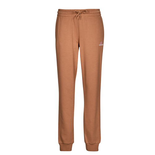 vaatteet Naiset Verryttelyhousut Adidas Sportswear LIN FT CF PT Beige / Vaaleanpunainen