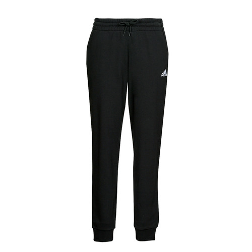vaatteet Naiset Verryttelyhousut Adidas Sportswear LIN FT CF PT Musta / Valkoinen