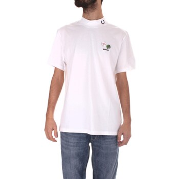 vaatteet Miehet Lyhythihainen t-paita Fred Perry M4205 Valkoinen