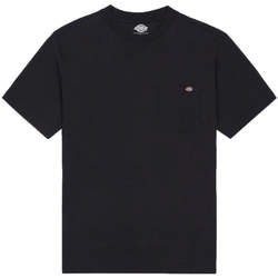 vaatteet Miehet T-paidat & Poolot Dickies Porterdale T-Shirt - Black Musta