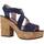 kengät Naiset Sandaalit ja avokkaat Stonefly CAROL 4 VELOUR Sininen