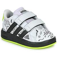 kengät Lapset Matalavartiset tennarit Adidas Sportswear GRAND COURT 2.0 CF I Valkoinen / Musta