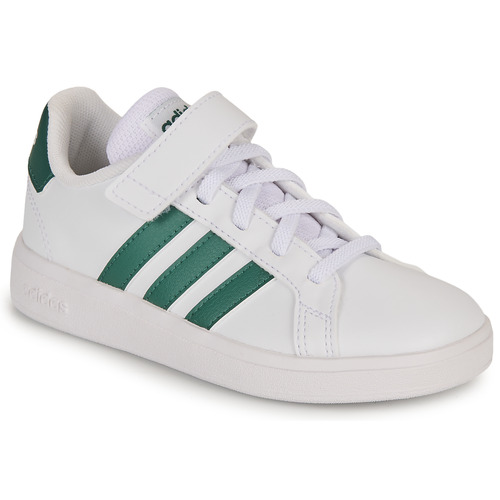 kengät Lapset Matalavartiset tennarit Adidas Sportswear GRAND COURT 2.0 EL K Valkoinen / Vihreä