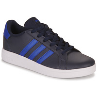 kengät Pojat Matalavartiset tennarit Adidas Sportswear GRAND COURT 2.0 K Musta / Sininen