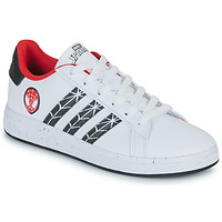 kengät Pojat Matalavartiset tennarit Adidas Sportswear GRAND COURT Spider-man K Valkoinen / Punainen