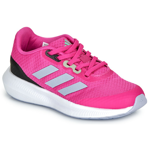 kengät Tytöt Matalavartiset tennarit Adidas Sportswear RUNFALCON 3.0 K Vaaleanpunainen / Valkoinen