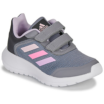kengät Tytöt Matalavartiset tennarit Adidas Sportswear Tensaur Run 2.0 CF K Harmaa / Vaaleanpunainen