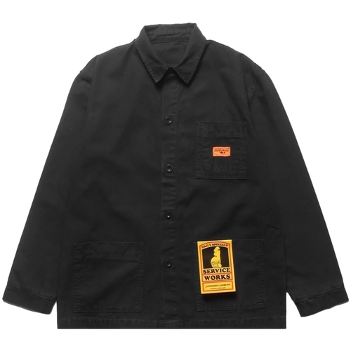 vaatteet Miehet Paksu takki Service Works Classic Coverall Jacket - Black Musta
