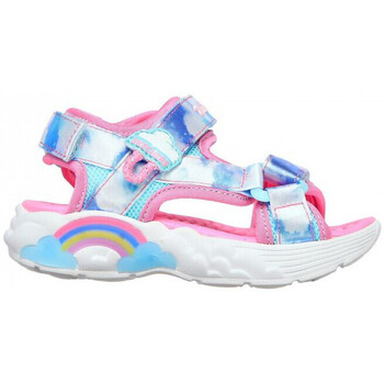 kengät Lapset Sandaalit ja avokkaat Skechers Rainbow racer sandals-summer Sininen