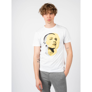 vaatteet Miehet Lyhythihainen t-paita Antony Morato MMKS02166-FA100144 Valkoinen