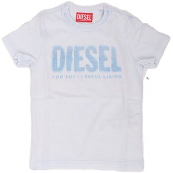 vaatteet Pojat Lyhythihainen t-paita Diesel J01130 Sininen