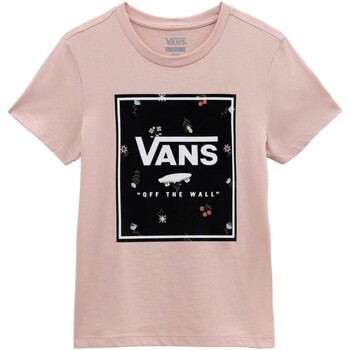 vaatteet Naiset Lyhythihainen t-paita Vans CAMISETA MUJER  MICRO DISTY BOX VN0003DKBQL Vaaleanpunainen