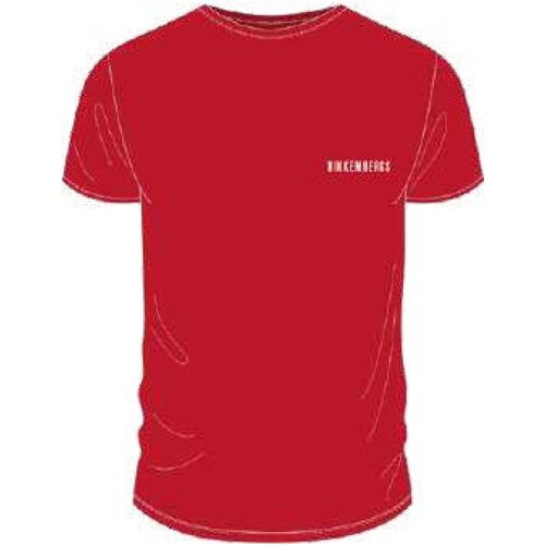 vaatteet Miehet Lyhythihainen t-paita Bikkembergs BKK2MTS01 Punainen