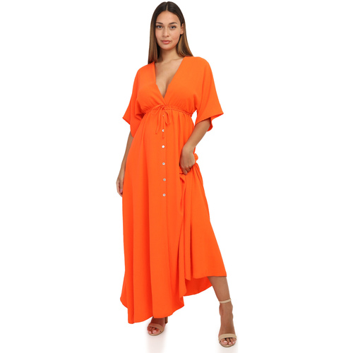 vaatteet Naiset Mekot La Modeuse 66762_P155477 Oranssi