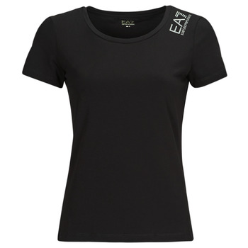 vaatteet Naiset Lyhythihainen t-paita Emporio Armani EA7 8NTT50-TJDZZ-0200 Musta
