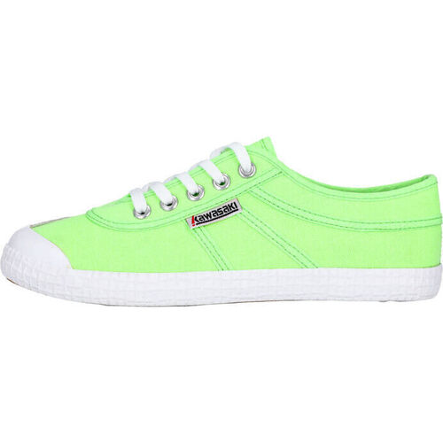 kengät Tennarit Kawasaki Original Neon Canvas shoe K202428-ES 3002 Green Gecko Vihreä