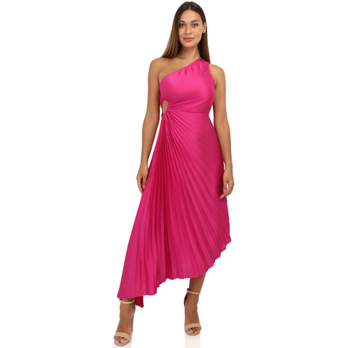 vaatteet Naiset Pitkä mekko La Modeuse 67116_P156033 Vaaleanpunainen
