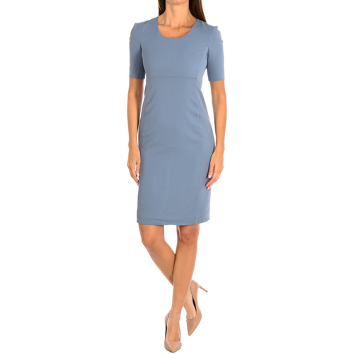 vaatteet Naiset Lyhyt mekko Emporio Armani 1NA35T12004-713 Sininen