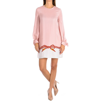 vaatteet Naiset Lyhyt mekko Emporio Armani 1NA51T12516-013 Vaaleanpunainen