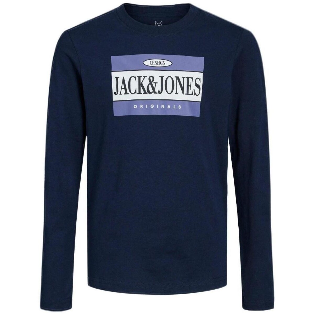 vaatteet Pojat Lyhythihainen t-paita Jack & Jones  Sininen