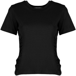 vaatteet Naiset Lyhythihainen t-paita Silvian Heach CVP23123TS Musta