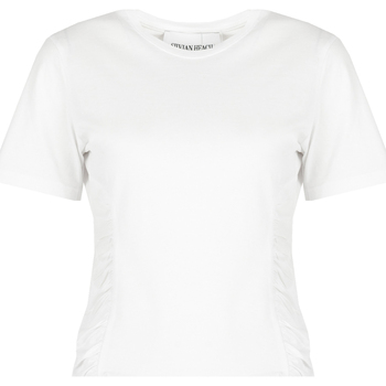 vaatteet Naiset Lyhythihainen t-paita Silvian Heach CVP23123TS Valkoinen