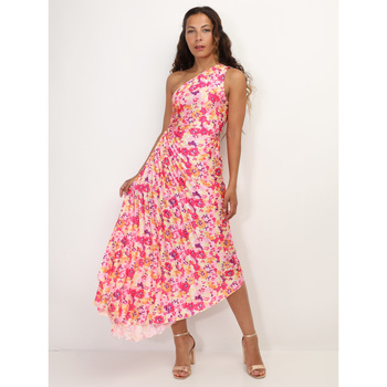 vaatteet Naiset Pitkä mekko La Modeuse 67105_P156024 Vaaleanpunainen