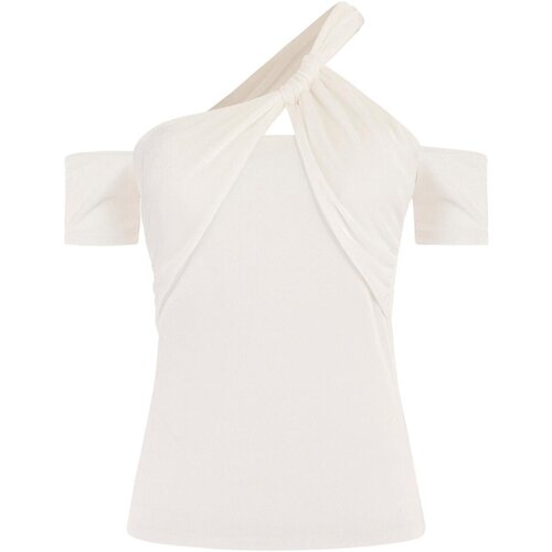 vaatteet Naiset T-paidat & Poolot Guess W3GP12 KBEM0 Valkoinen