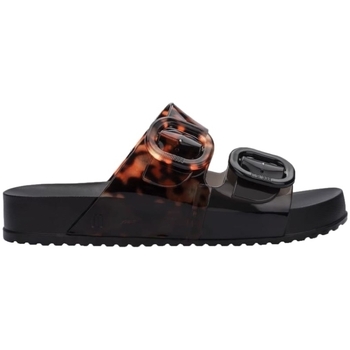 kengät Naiset Sandaalit ja avokkaat Melissa Cozy Slide - Black/Clear Tortoise Musta